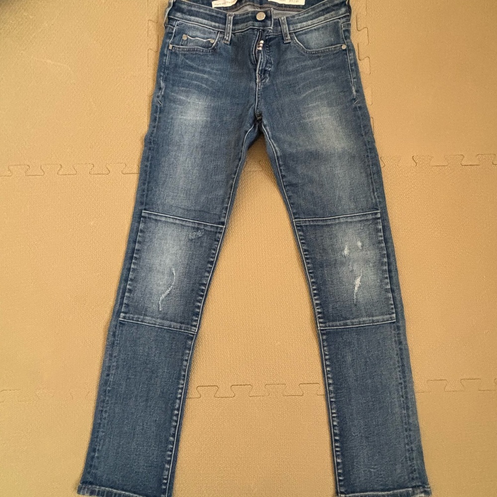 Pilcro and the Letterpress Blue Skinny Jeans